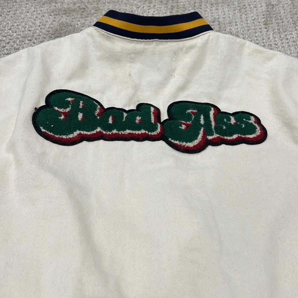 Patchwork Bomber Jacket - image 6